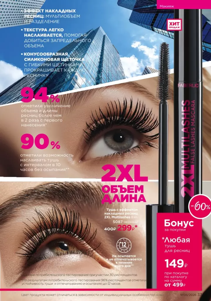 Faberlic каталог 05 2026: Макияж (страница 33)