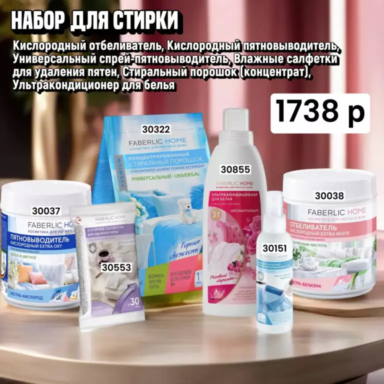 Набор продукции Фаберлик – готовый комплект средств Faberlic по цене каталога